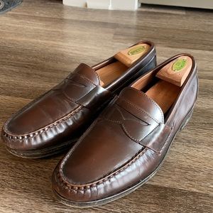 Allen Edmonds Penny Loafer Men 12D Brown Leather